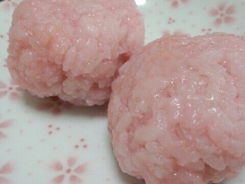 ご飯で！なんちゃって桜餅